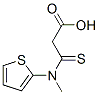 Propanoic  acid,  3-(methyl-2-thienylamino)-3-thioxo- Struktur