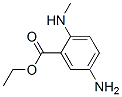 Benzoic acid, 5-amino-2-(methylamino)-, ethyl ester (9CI) Struktur