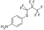 4-(HEPTAFLUOROPROPYLTHIO)ANILINE Struktur