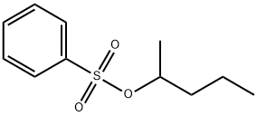 Benzenesulfonic acid, 1-Methylbutyl ester Struktur