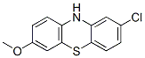 2-Chloro-7-methoxy-10H-phenothiazine Struktur