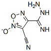 1,2,5-Oxadiazole-3-carboximidicacid,4-cyano-,hydrazide,5-oxide(9CI) Struktur