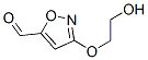 5-Isoxazolecarboxaldehyde, 3-(2-hydroxyethoxy)- (9CI) Struktur