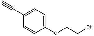 Ethanol, 2-(4-ethynylphenoxy)- Struktur