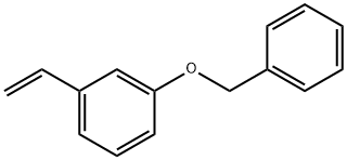 1-Ethenyl-3-phenylmethoxybenzene Struktur