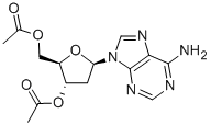 3',5'-DI-O-ACETYL-2'-DEOXYADENOSINE Struktur