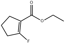 1-Cyclopentene-1-carboxylicacid,2-fluoro-,ethylester(9CI) Struktur