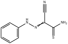 2-cyano-2-(phenylhydrazono)ethanethioamide Struktur