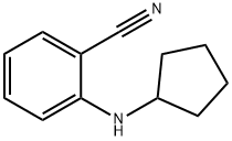 2-(cyclopentylamino)benzonitrile Struktur