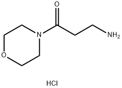 3-AMINO-1-MORPHOLIN-4-YL-PROPAN-1-ONE HCL Struktur