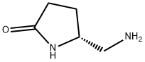 (R)-5-AMINOMETHYL-PYRROLIDIN-2-ONE Struktur