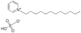 1-dodecylpyridinium hydrogen sulphate  Struktur