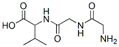 N-(N-glycylglycyl)-DL-valine  Struktur