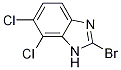 1H-BenziMidazole,2-broMo-6,7-dichloro- Struktur