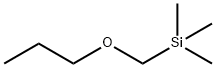 Silane, trimethyl(propoxymethyl)- Struktur