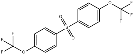 bis[4-(trifluoromethoxy)phenyl] sulphone  Struktur