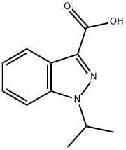 1-ISOPROPYLINDAZOLE-3-CARBOXYLIC ACID Struktur