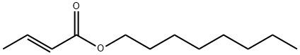 2-Butenoic acid, octyl ester, (2E)- Struktur