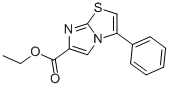 3-PHENYLIMIDAZO[2,1-B]THIAZOLE-6-CARBOXYLIC ACID ETHYL ESTER Struktur