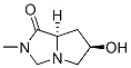 1H-Pyrrolo[1,2-c]imidazol-1-one,hexahydro-6-hydroxy-2-methyl-,(6R-trans)-(9CI) Struktur