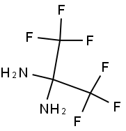 1,1,1,3,3,3-hexafluoropropane-2,2-diamine Struktur