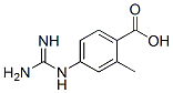 Benzoic acid, 4-[(aminoiminomethyl)amino]-2-methyl- (9CI) Struktur