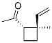 Ethanone, 1-(2-ethenyl-2-methylcyclobutyl)-, (1S-cis)- (9CI) Struktur