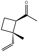 Ethanone, 1-(2-ethenyl-2-methylcyclobutyl)-, (1R-trans)- (9CI) Struktur