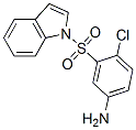 4-chloro-3-indol-1-ylsulfonyl-aniline Struktur