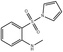 1-[(2-Methylaminophenyl)sulfonyl]-1H-pyrrole Struktur