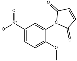 1-(2-METHOXY-5-NITROPHENYL)-1H-PYRROLE-2,5-DIONE Struktur