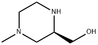 2-Piperazinemethanol,4-methyl-,(R)-(9CI) Struktur