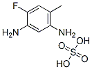 4-FLUORO-6-METHYL-m-PHENYLENEDIAMINE SULFATE Struktur