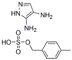 4-METHYLBENZYL 4,5-DIAMINO PYRAZOLE SULFATE Struktur