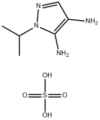 N-ISOPROPYL 4,5-DIAMINO PYRAZOLE SULFATE Struktur