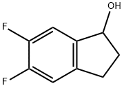 5,6-DIFLUORO-2,3-DIHYDRO-1H-INDEN-1-OL Struktur