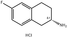 (S)-6-FLUORO-1,2,3,4-TETRAHYDRO-NAPHTHALEN-2-YL-AMINE HCL Struktur