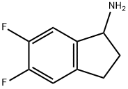 5,6-DIFLUORO-INDAN-1-YLAMINE Struktur