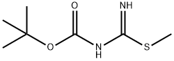 Carbamic acid, [imino(methylthio)methyl]-, 1,1-dimethylethyl ester (9CI) Struktur