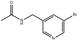 N-((5-bromopyridin-3-yl)methyl)acetamide Struktur