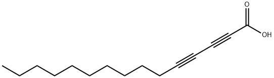 2,4-PENTADECADIYNOIC ACID Struktur