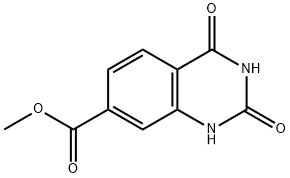 7-Quinazolinecarboxylic acid, 1,2,3,4-tetrahydro-2,4-dioxo-, Methyl ester Struktur