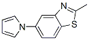 Benzothiazole, 2-methyl-5-(1H-pyrrol-1-yl)- (9CI) Struktur