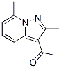 1-(2,7-Dimethylpyrazolo[1,5-a]pyridin-3-yl)ethanone Struktur