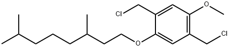 2 5-BIS(CHLOROMETHYL)-1-METHOXY-4-(3'-7& Struktur