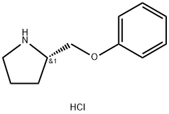 (S)-2-(PHENOXYMETHYL)-PYRROLIDINE HYDROCHLORIDE Struktur