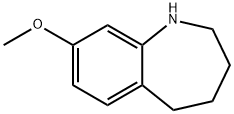 8-METHOXY-2,3,4,5-TETRAHYDRO-1H-BENZO[B]AZEPINE HYDROCHLORIDE Struktur