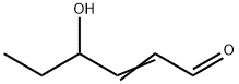 4-hydroxy-2-hexenal Struktur