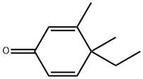 4-Ethyl-3,4-dimethyl-2,5-cyclohexadien-1-one Struktur