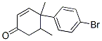 4-(p-Bromophenyl)-4,5-dimethyl-2-cyclohexen-1-one Struktur